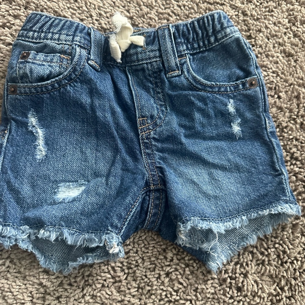 GAP Distressed Blue Kids Shorts